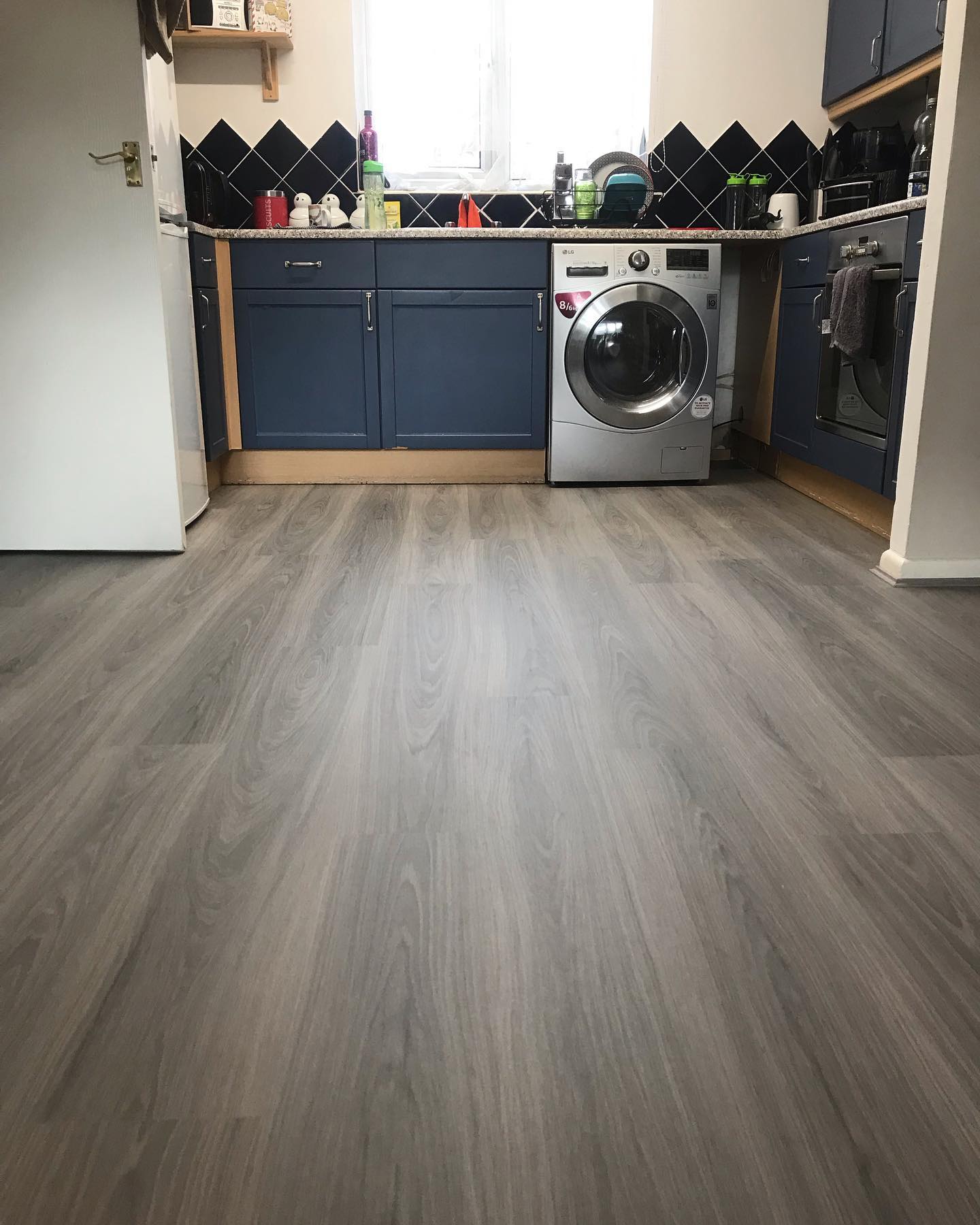 Vinyl flooring installed in kitchen Exeter
